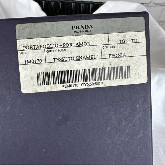 PRADA magenta color nylon Tessuto enamel mini compact wallet crossbody - Picture 14 of 14